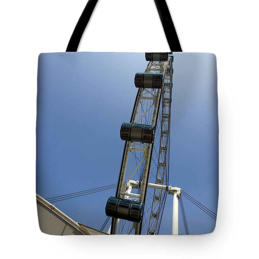 Asia Tote Bag featuring the photograph Ferris Wheel To The Sky by David Desautel