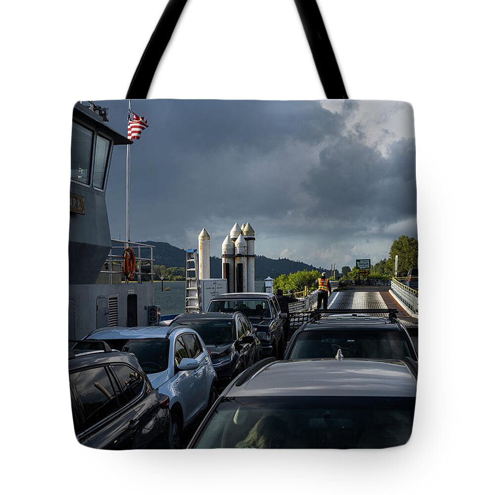 Afternoon Tote Bag featuring the photograph Ferry Oscar B. by Robert Potts