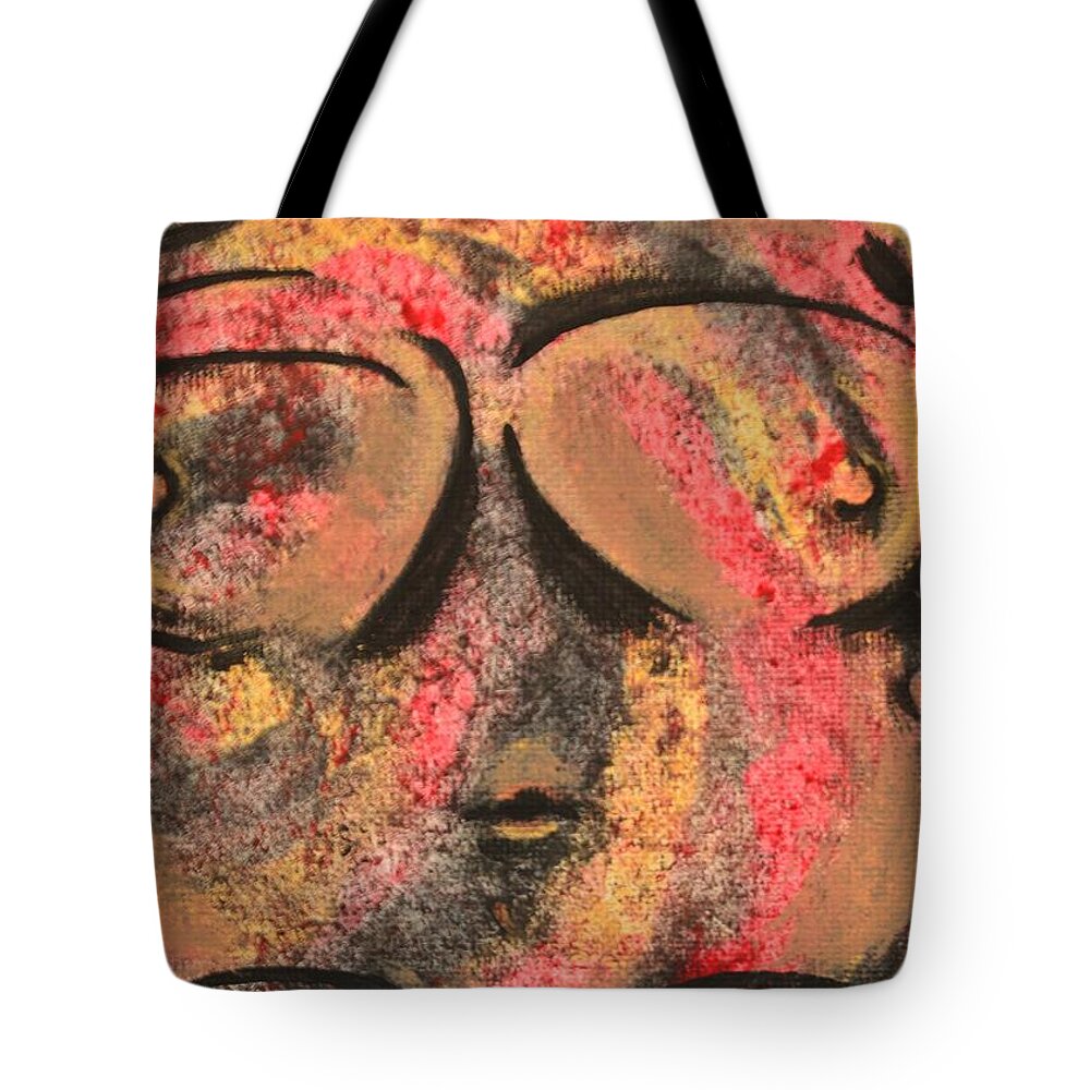 Fertility Tote Bag featuring the painting Fertility Goddess by Meganne Peck