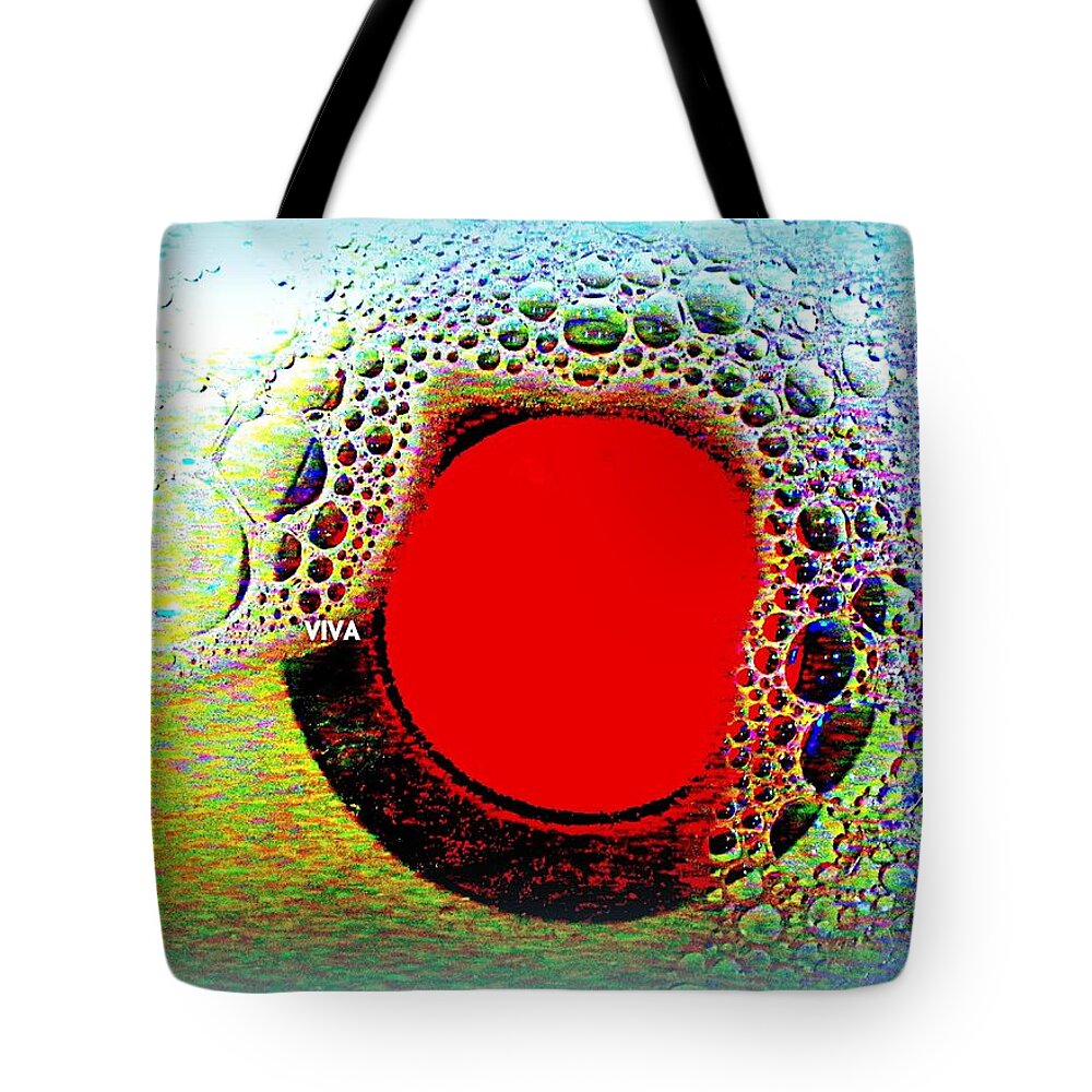 Kitchen Tote Bag featuring the photograph Fire Burn and Cauldron Bubble by VIVA Anderson