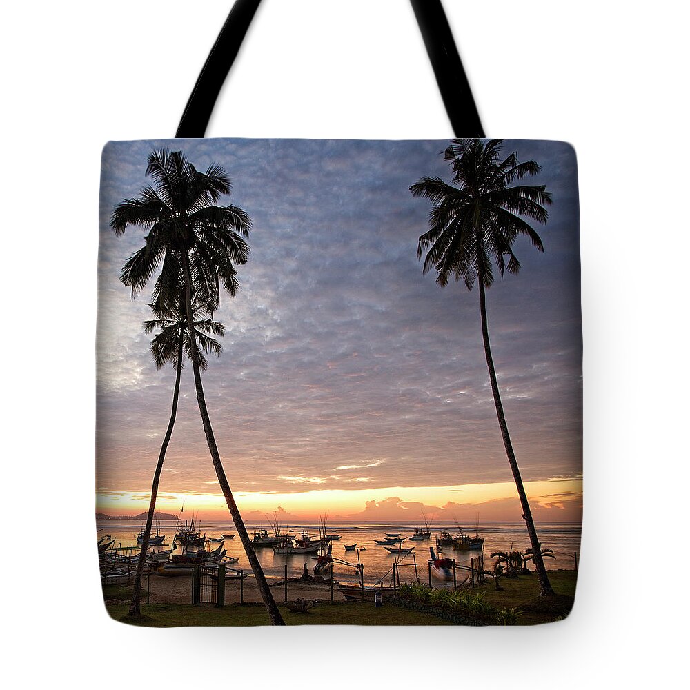Fisherman's Bay Tote Bag featuring the photograph Fisherman's Bay #1 by Tony Mills