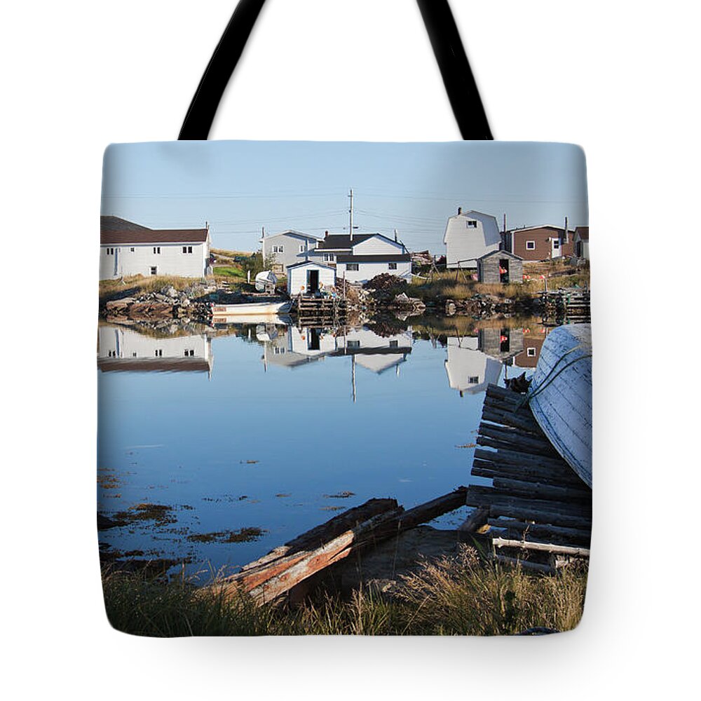 Fishing Boat Tote Bag featuring the photograph Fishing boat at rest by Tatiana Travelways