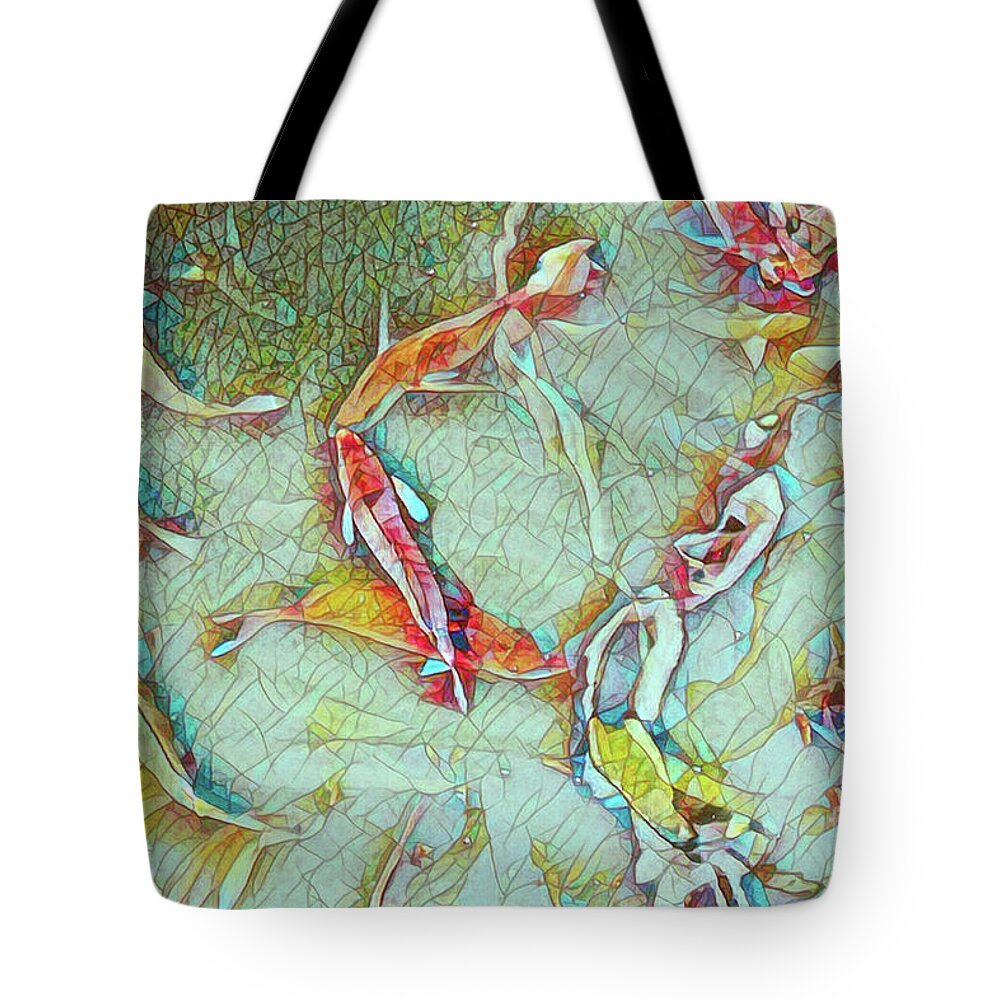 Fish Tote Bag featuring the photograph Fishy by Elaine Teague