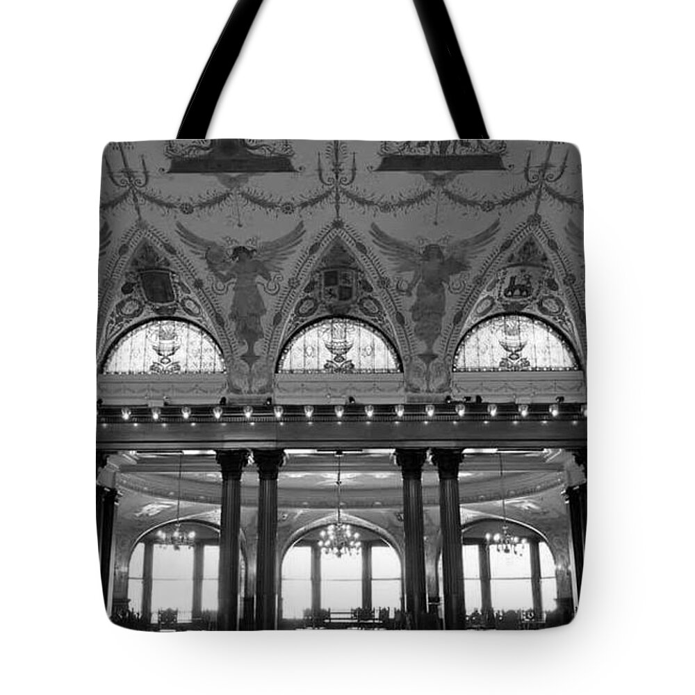 Flagler College Tote Bag featuring the photograph Flagler Dining Room by Marilyn Smith