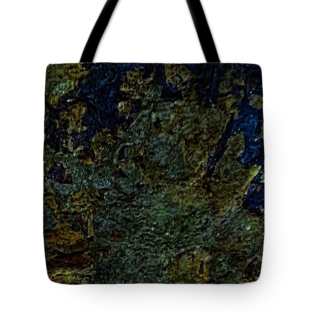 Mother Nature Flagstone Tote Bag featuring the digital art Flagstone Jewel by Glenn Hernandez