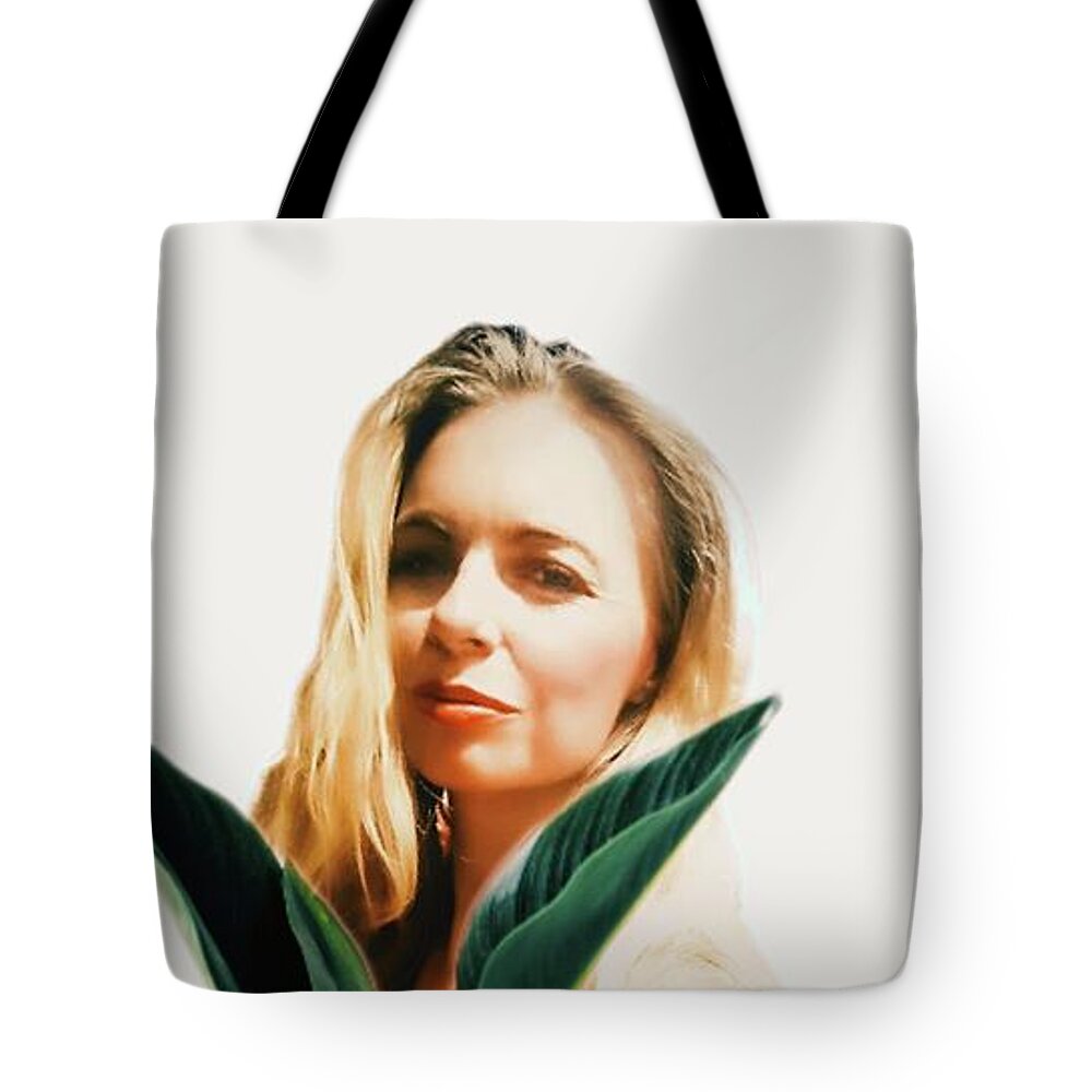 Fineart Tote Bag featuring the digital art Flamenco by Yvonne Padmos
