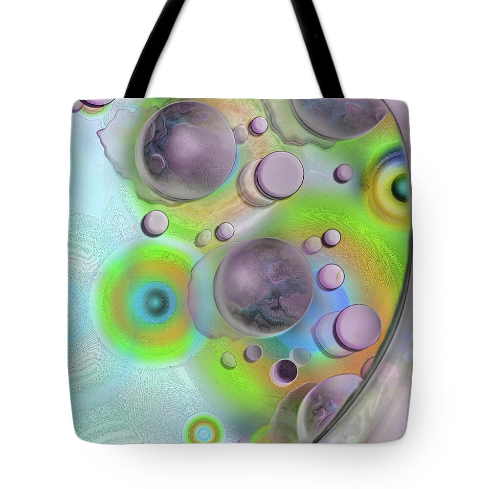 Mighty Sight Studio Tote Bag featuring the digital art Flat the Fifth by Steve Sperry