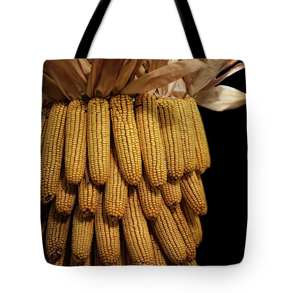 Corn Tote Bag featuring the photograph Flint Corn by Lois Bryan