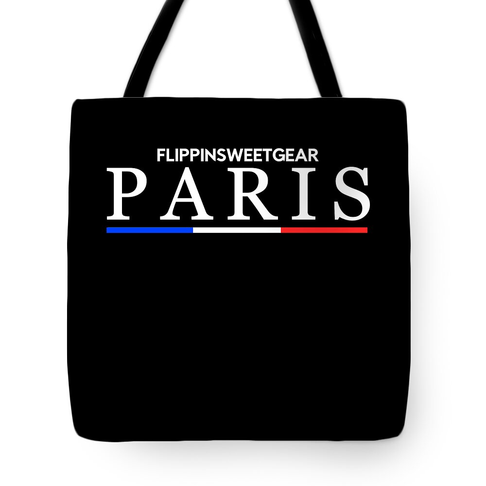Cool Tote Bag featuring the digital art FlippinSweetGear Paris Fashion by Flippin Sweet Gear