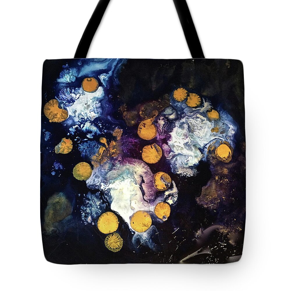 Float Tote Bag featuring the painting Floating by Janice Nabors Raiteri