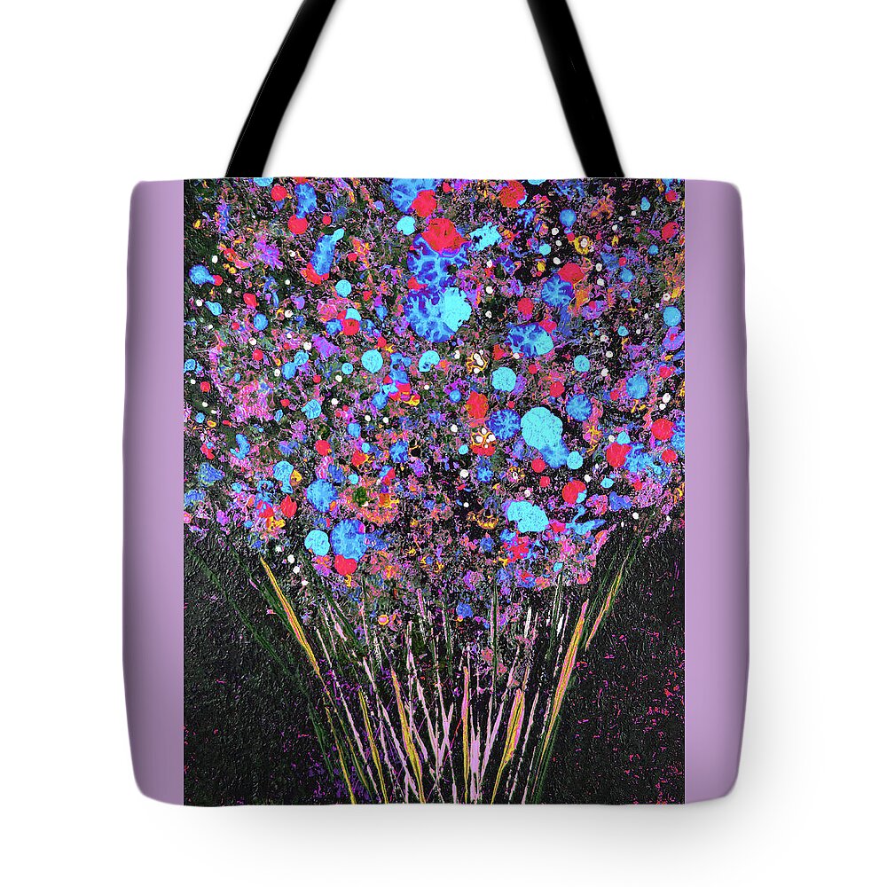 Flowers Tote Bag featuring the painting Flowers for Diana by Corinne Carroll