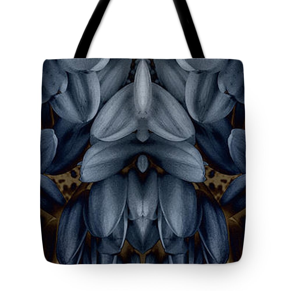 Flower Tote Bag featuring the digital art Flowerscape by WB Johnston
