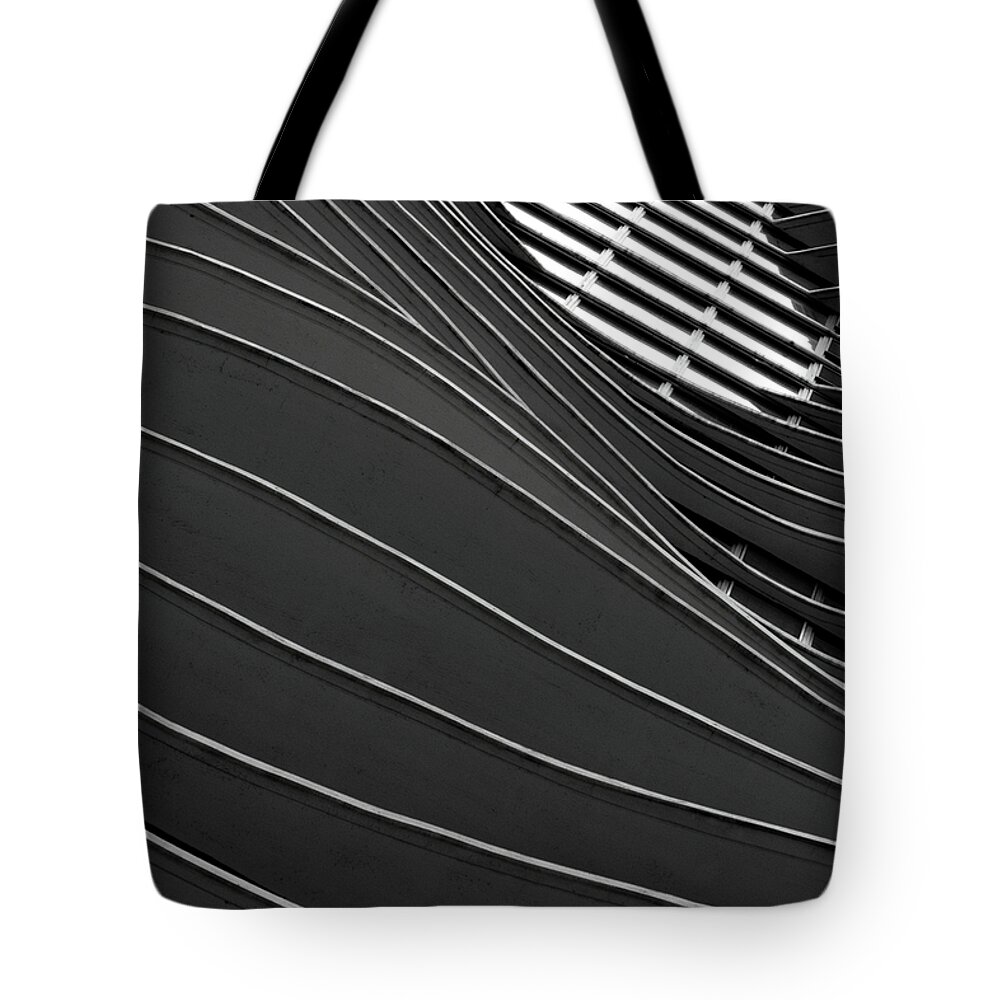 Abstract Tote Bag featuring the photograph Flowing Upward by Christi Kraft