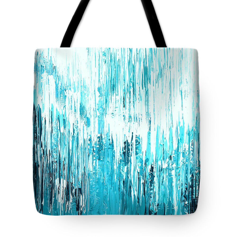 Winter Tote Bag featuring the painting Catch the draft by Aparna Pottabathni