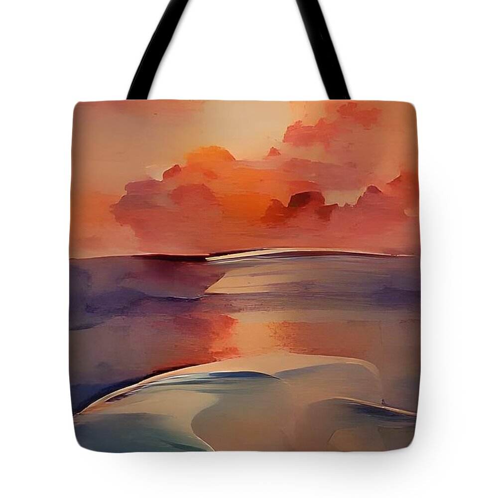  Tote Bag featuring the digital art Flyby by Rod Turner