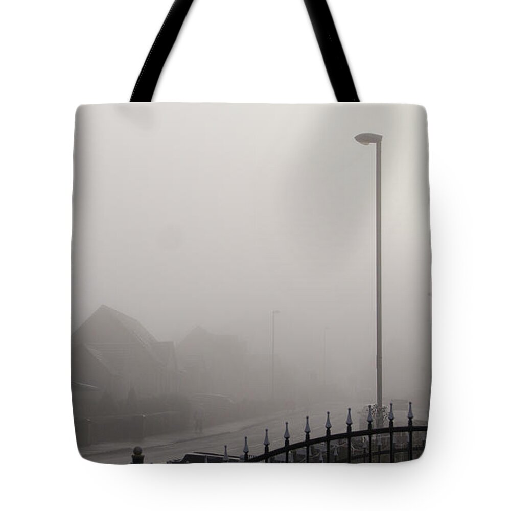 Fog Tote Bag featuring the photograph Foggy Afternoon. by Elena Perelman
