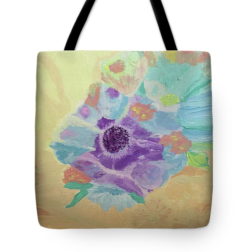  Tote Bag featuring the painting Footloose by Catherine Sabala-King