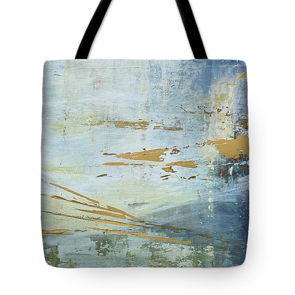 Water Tote Bag featuring the painting For This Very Purpose I by Linda Bailey