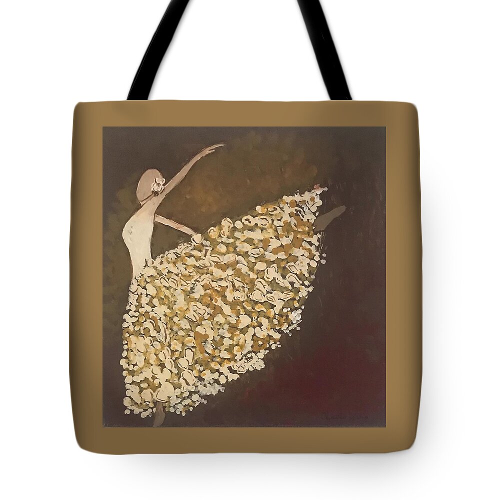  Tote Bag featuring the painting Forever Dance by Charles Young