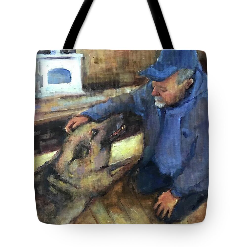 Best Friends Tote Bag featuring the painting Forever Friends by Ashlee Trcka