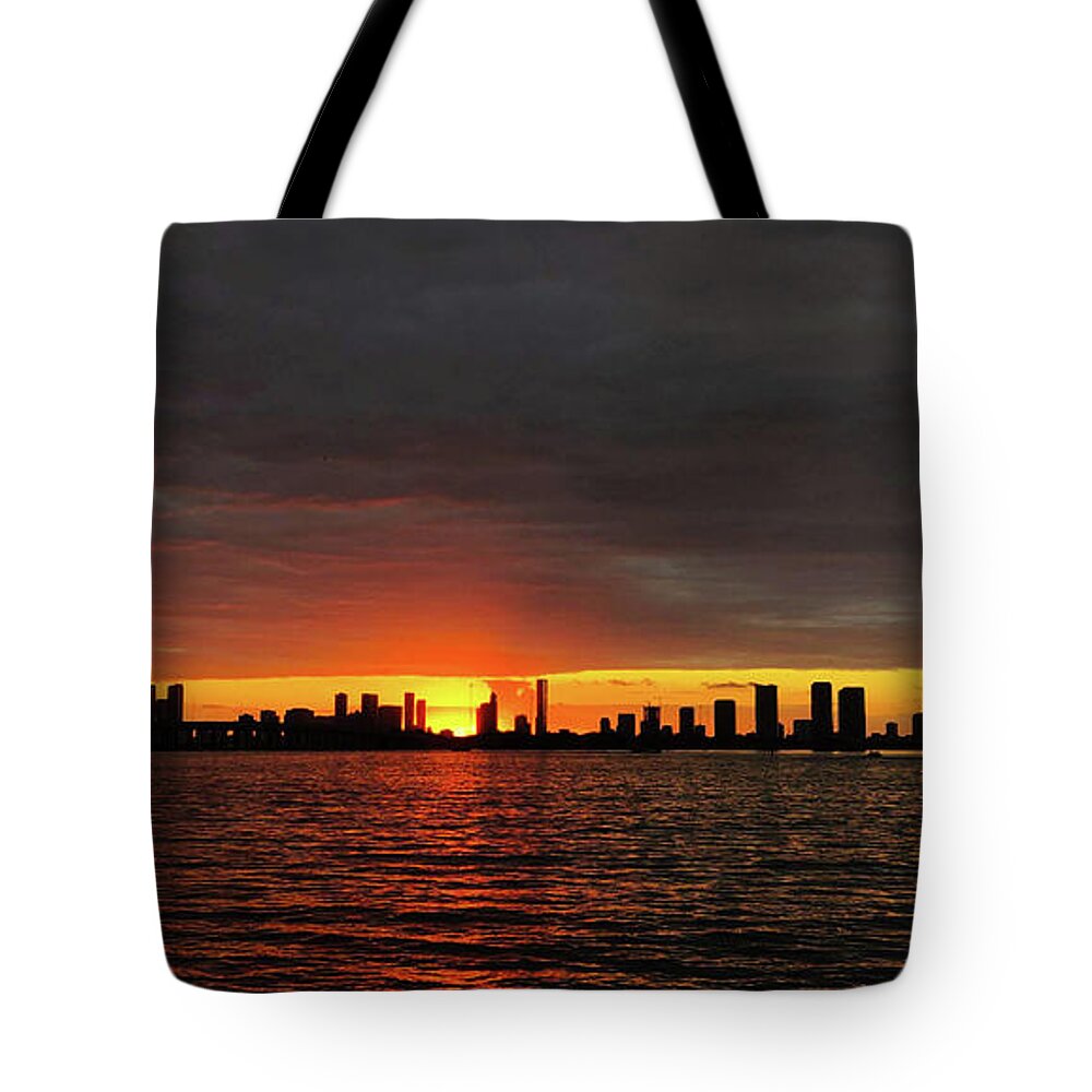 Miami Tote Bag featuring the photograph Forever Starts Now in Florida by Doc Braham