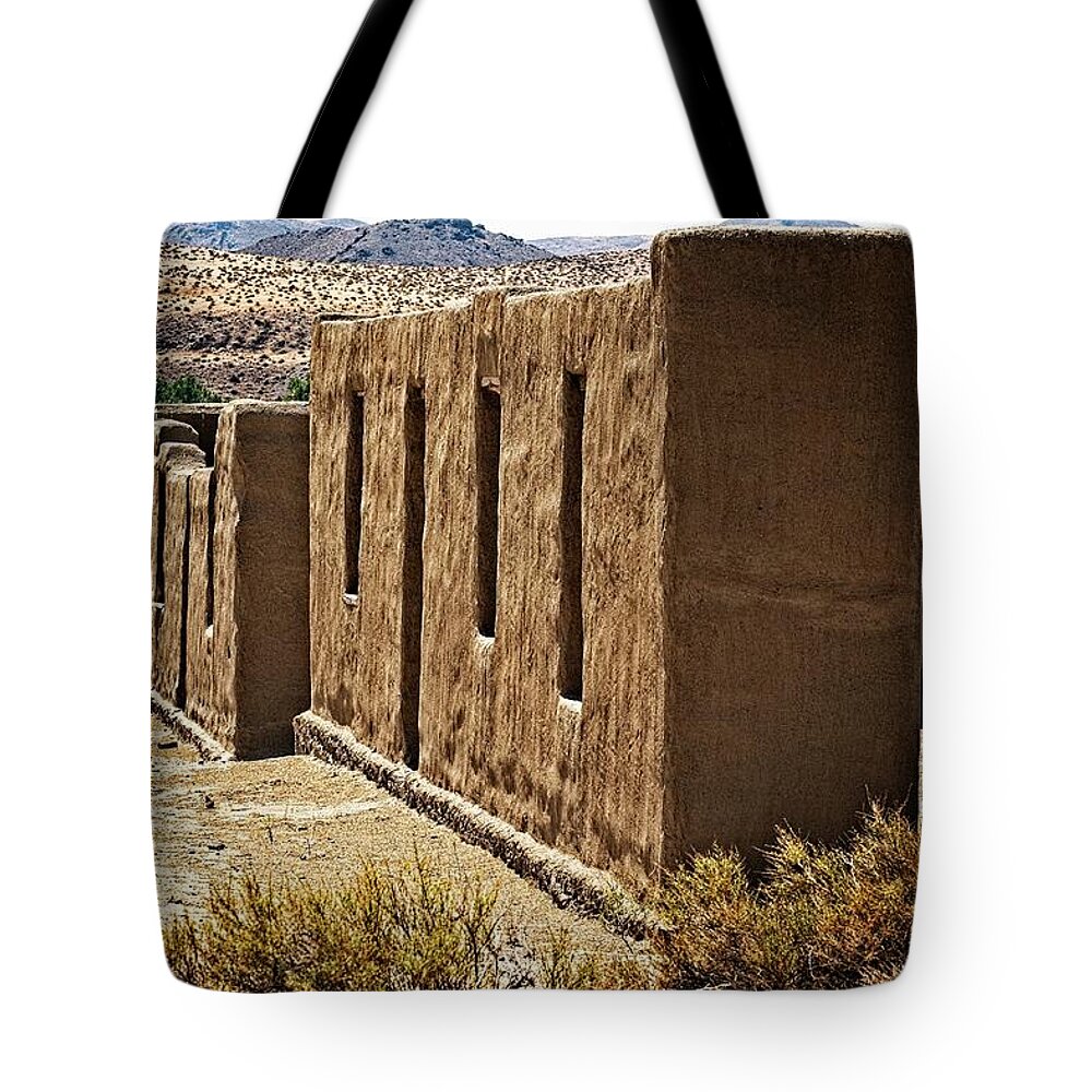 Abandoned Tote Bag featuring the photograph Fort Churchill Buildings by David Desautel