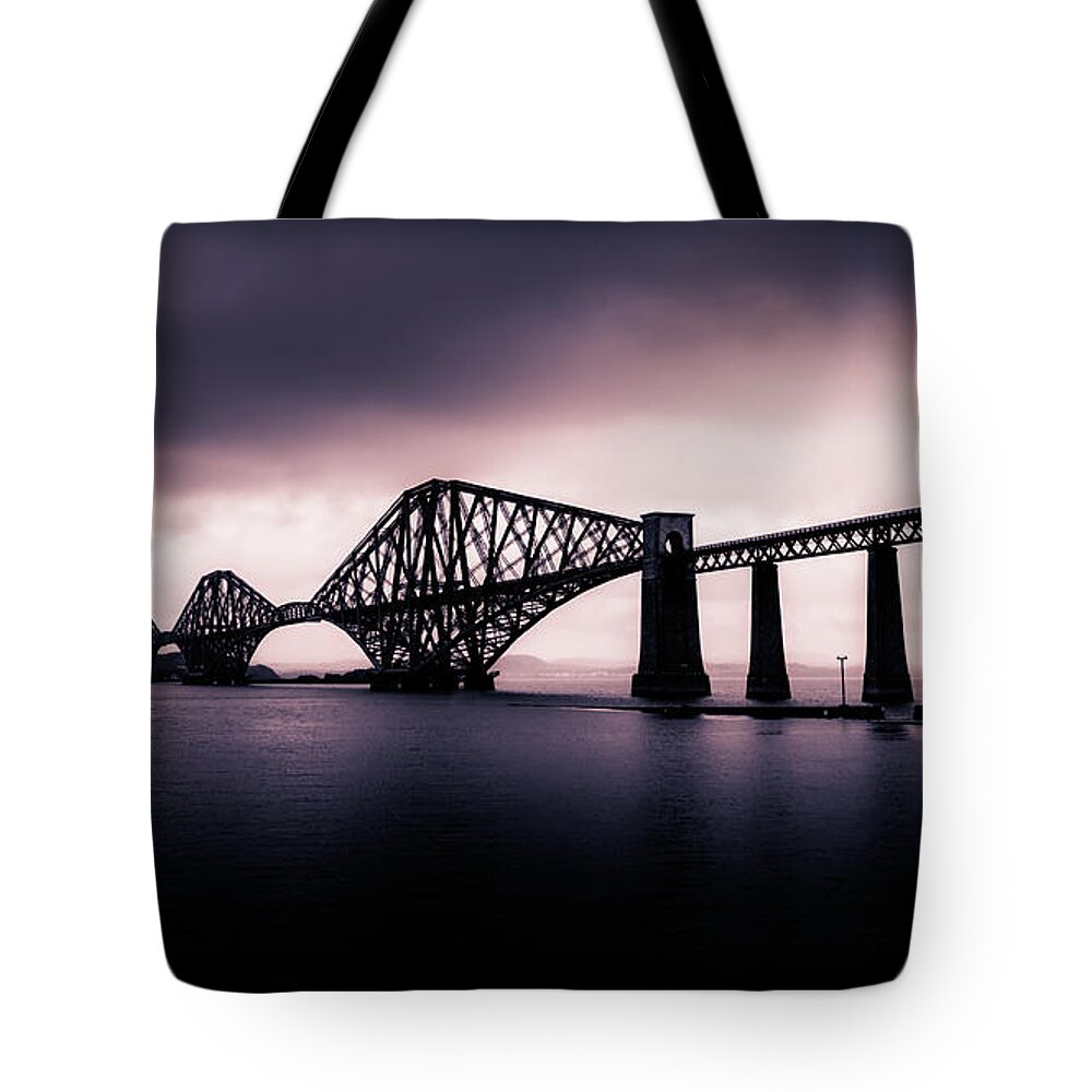 Bridge Tote Bag featuring the photograph Forth Bridge, Scotland by Bradley Morris