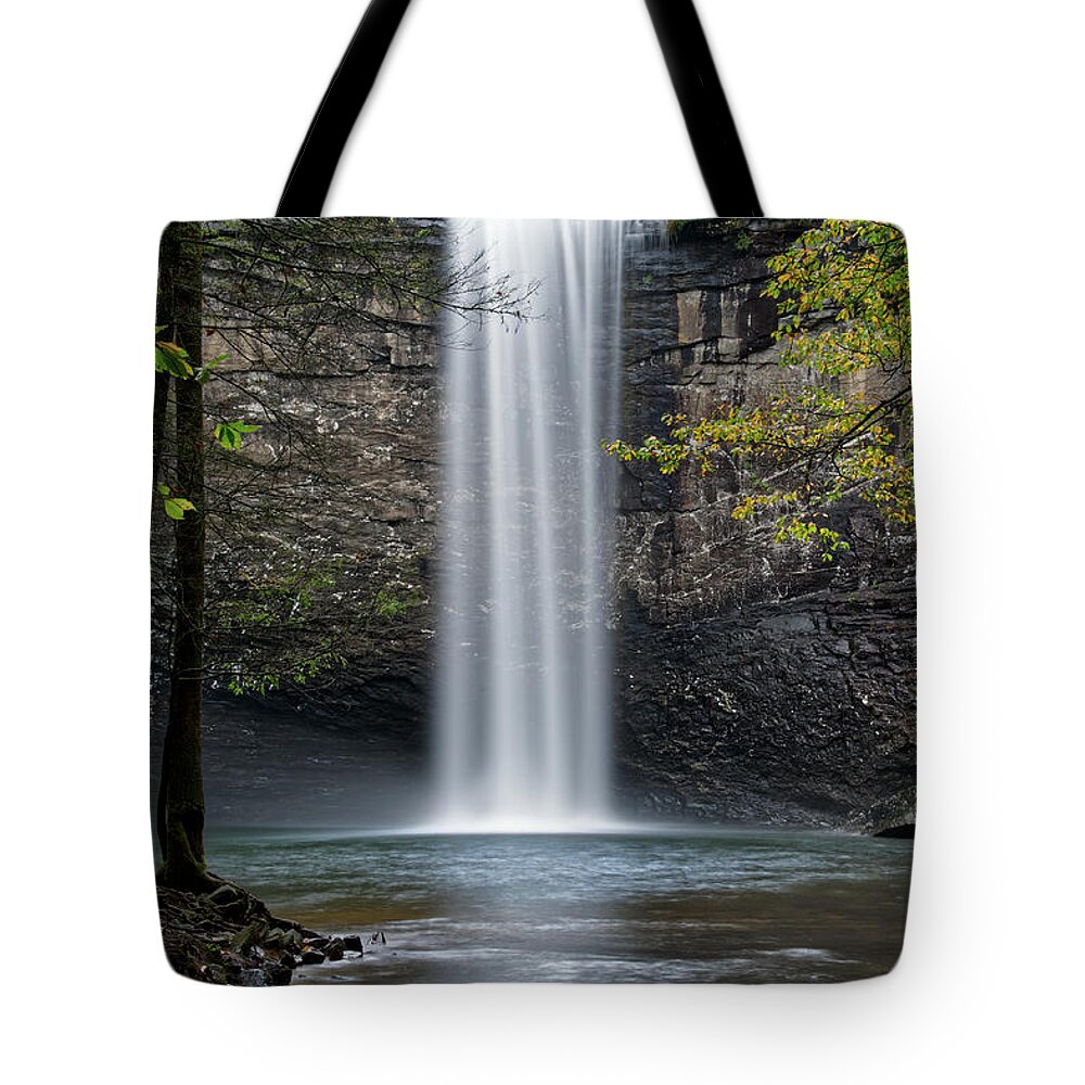 Foster Falls Tote Bag featuring the photograph Foster Falls 13 by Phil Perkins