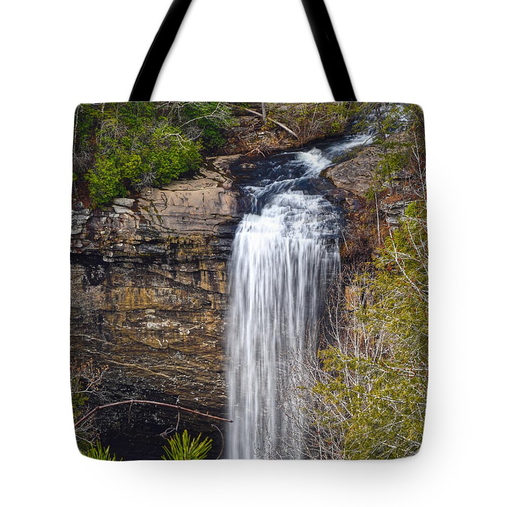 Foster Falls Tote Bag featuring the photograph Foster Falls 3 by Phil Perkins
