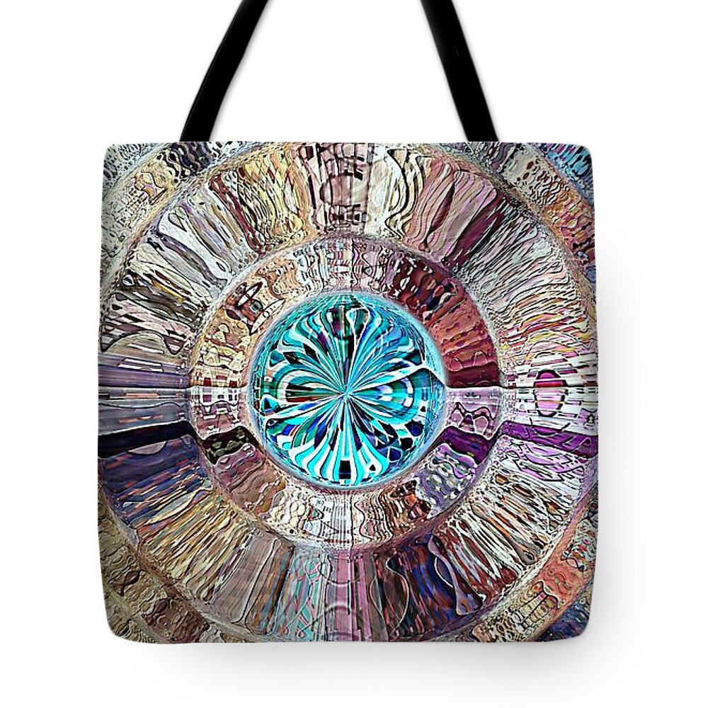 Sun Tote Bag featuring the digital art Fountain of Life by David Manlove