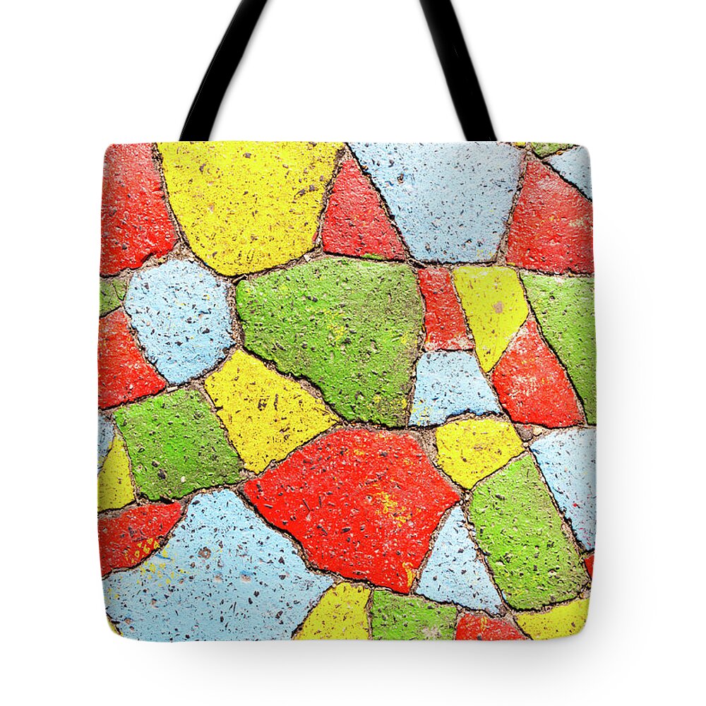 Asphalt Tote Bag featuring the photograph Four color theorem by Viktor Wallon-Hars