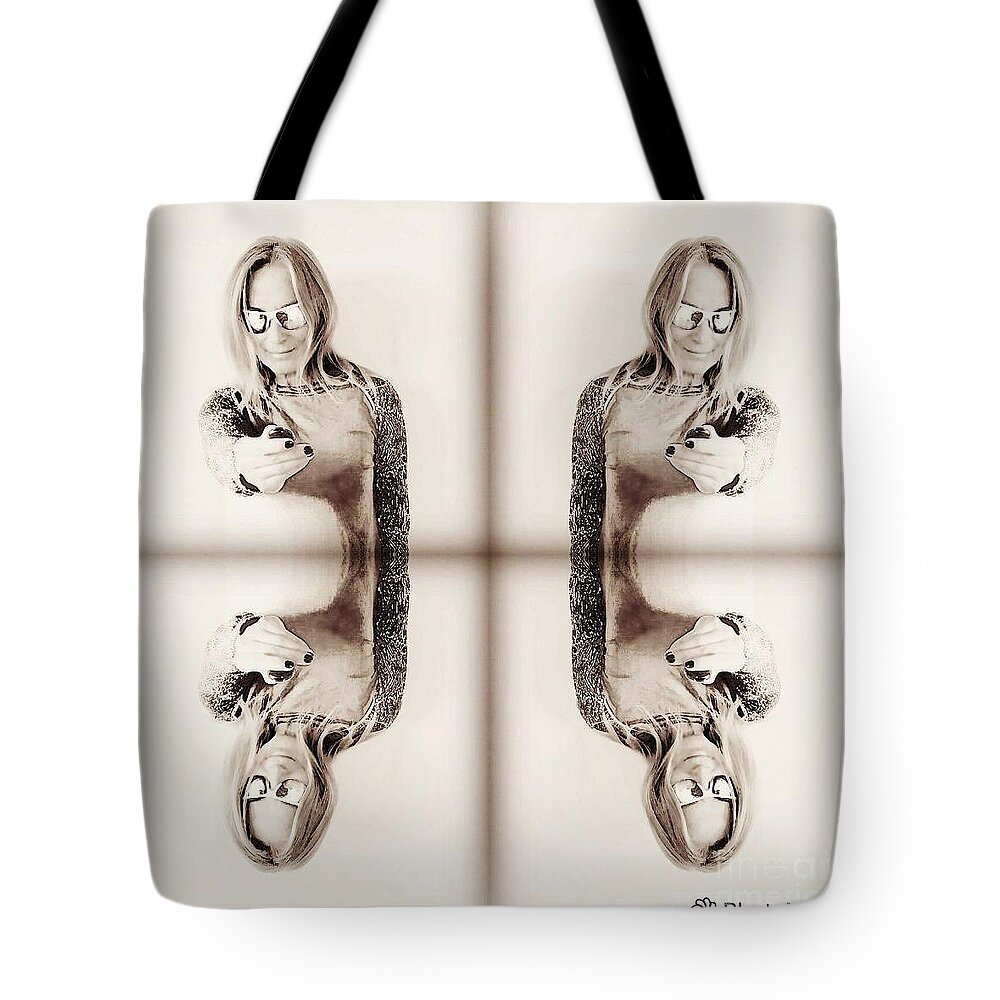 Camera Art Tote Bag featuring the digital art Four Directions by Alexandra Vusir