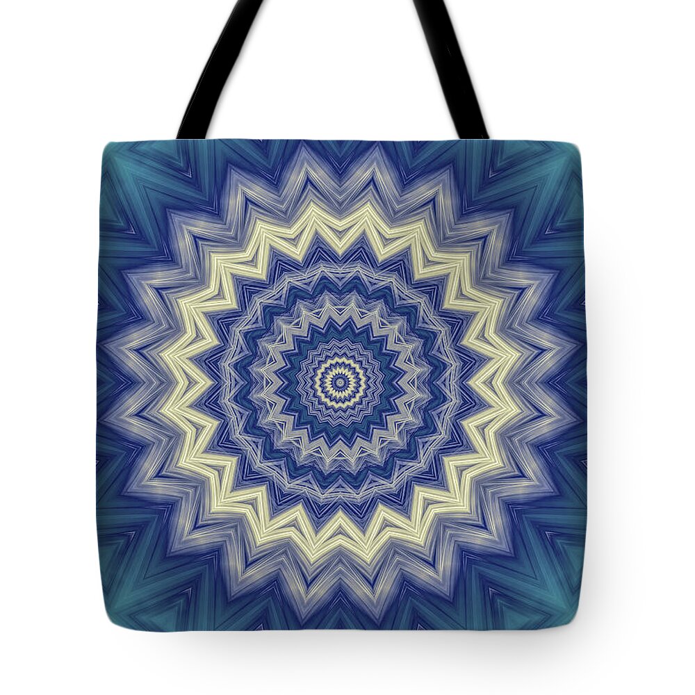 Abstract Tote Bag featuring the photograph Fractal 029 by Jurica Lenard