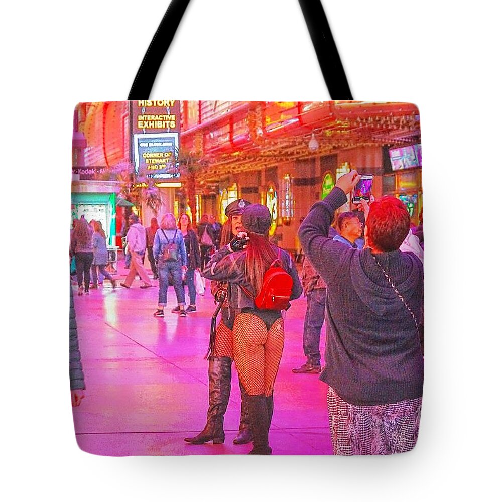  Tote Bag featuring the photograph Fremont Moments by Rodney Lee Williams
