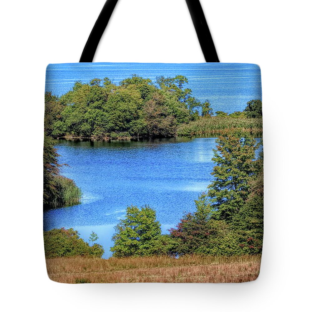 Ponds Tote Bag featuring the photograph Fresh Pond at Caumsett by Karen Silvestri