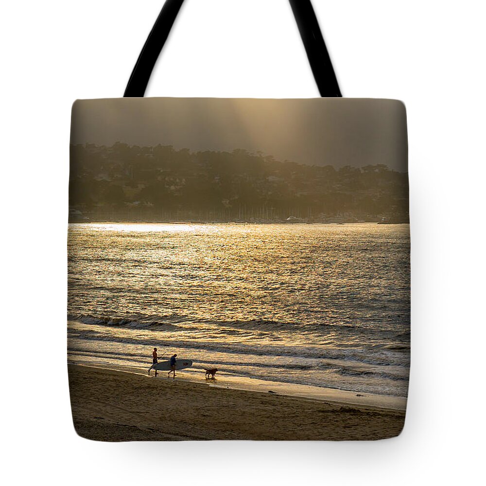 Beach Tote Bag featuring the photograph Friday Afternoon at the Beach by Derek Dean