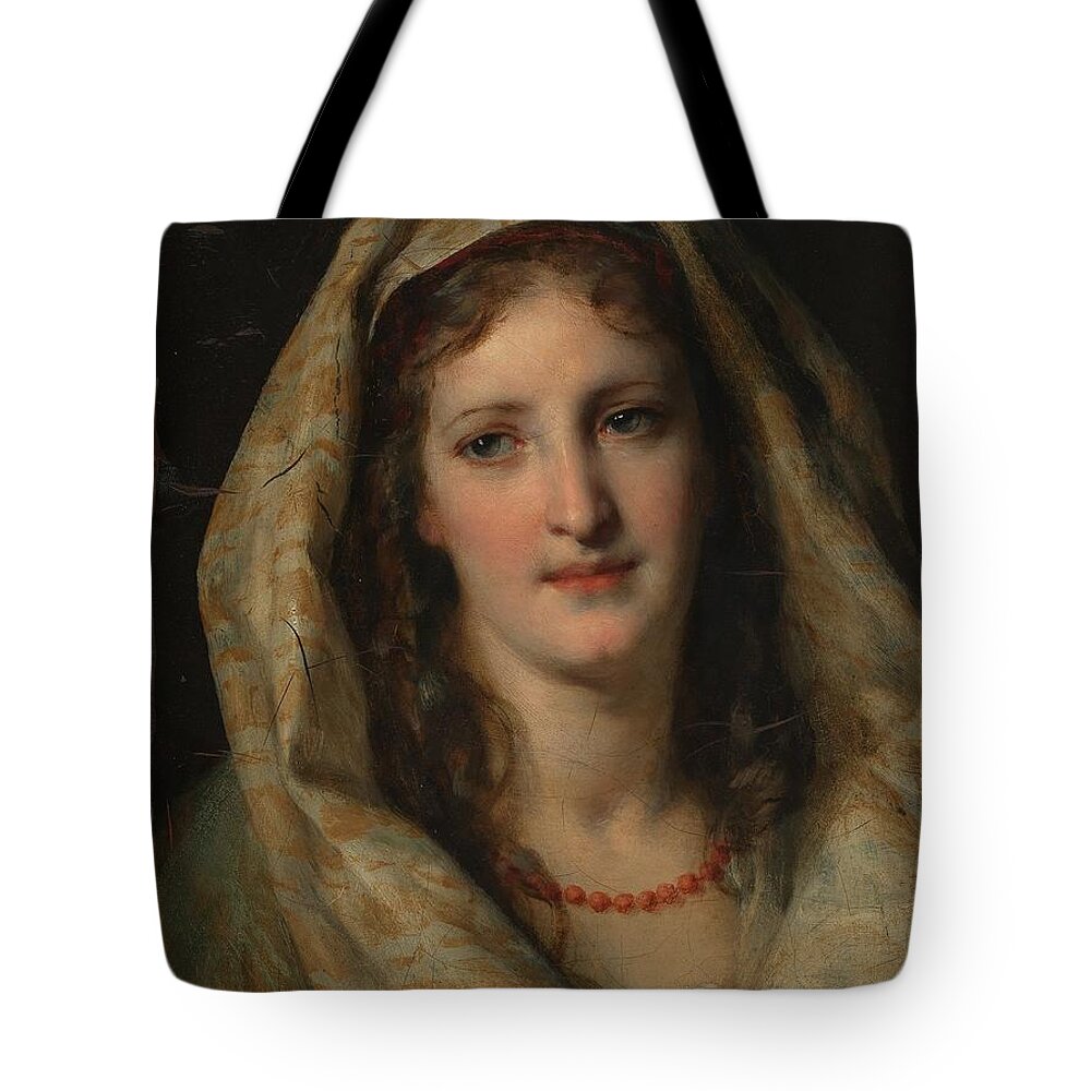 Belgian Tote Bag featuring the painting Friedrich von Amerling Vienna by MotionAge Designs