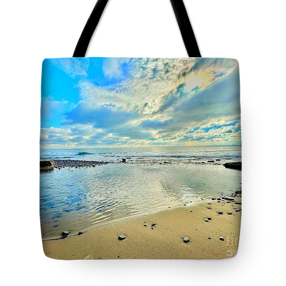 Bay Tote Bag featuring the photograph From the Bay by Maya Mey Aroyo