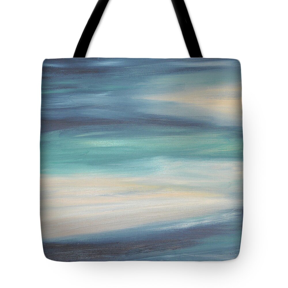 Blue Tote Bag featuring the painting From the Sea by Anita Hummel