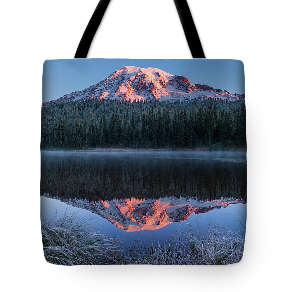 Mount Tote Bag featuring the photograph Autumn Sunrise by Patrick Campbell