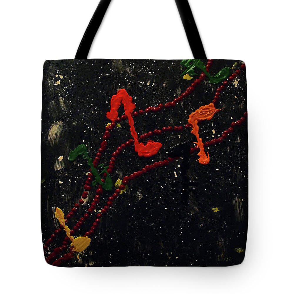 Fun Tote Bag featuring the painting Fun by Maria Woithofer