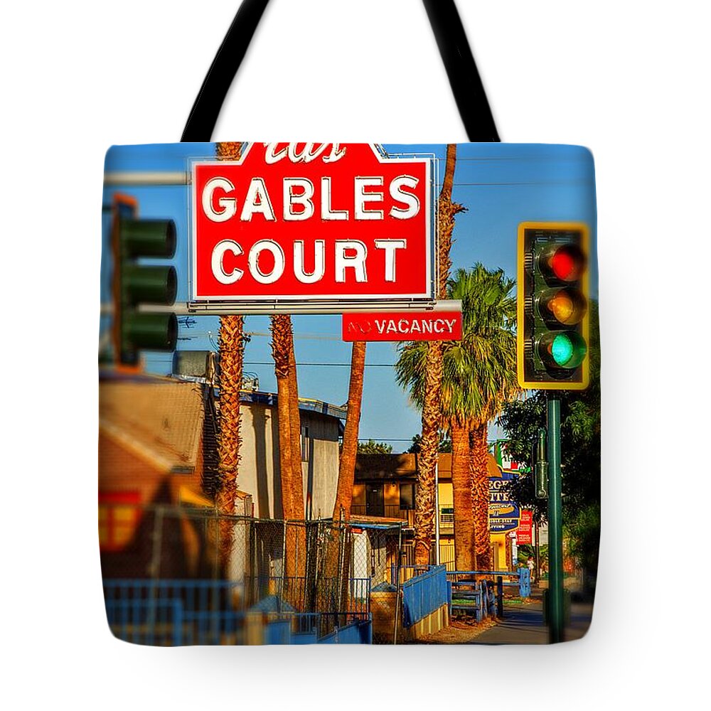  Tote Bag featuring the photograph Gables Court by Rodney Lee Williams