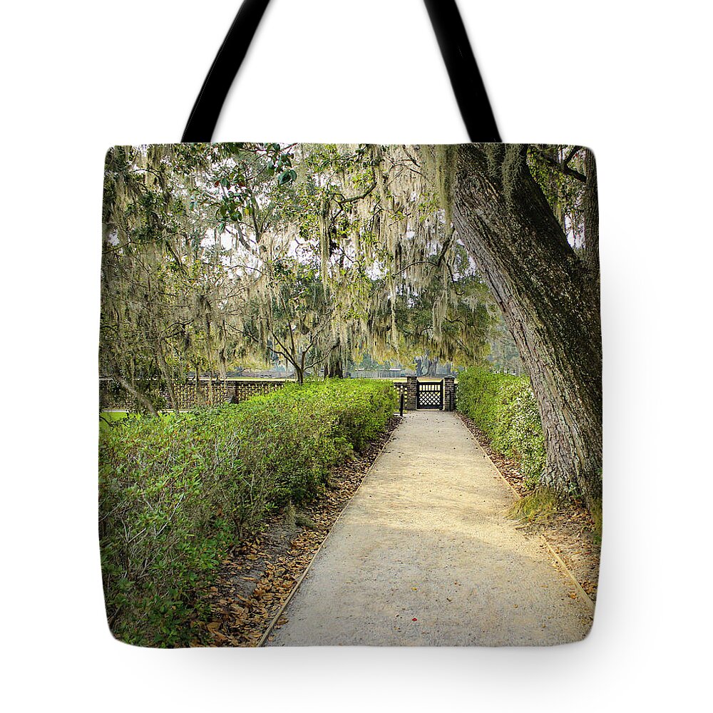 Middleton Place Plantation Tote Bag featuring the photograph Gateway to Summer by Cindy Robinson