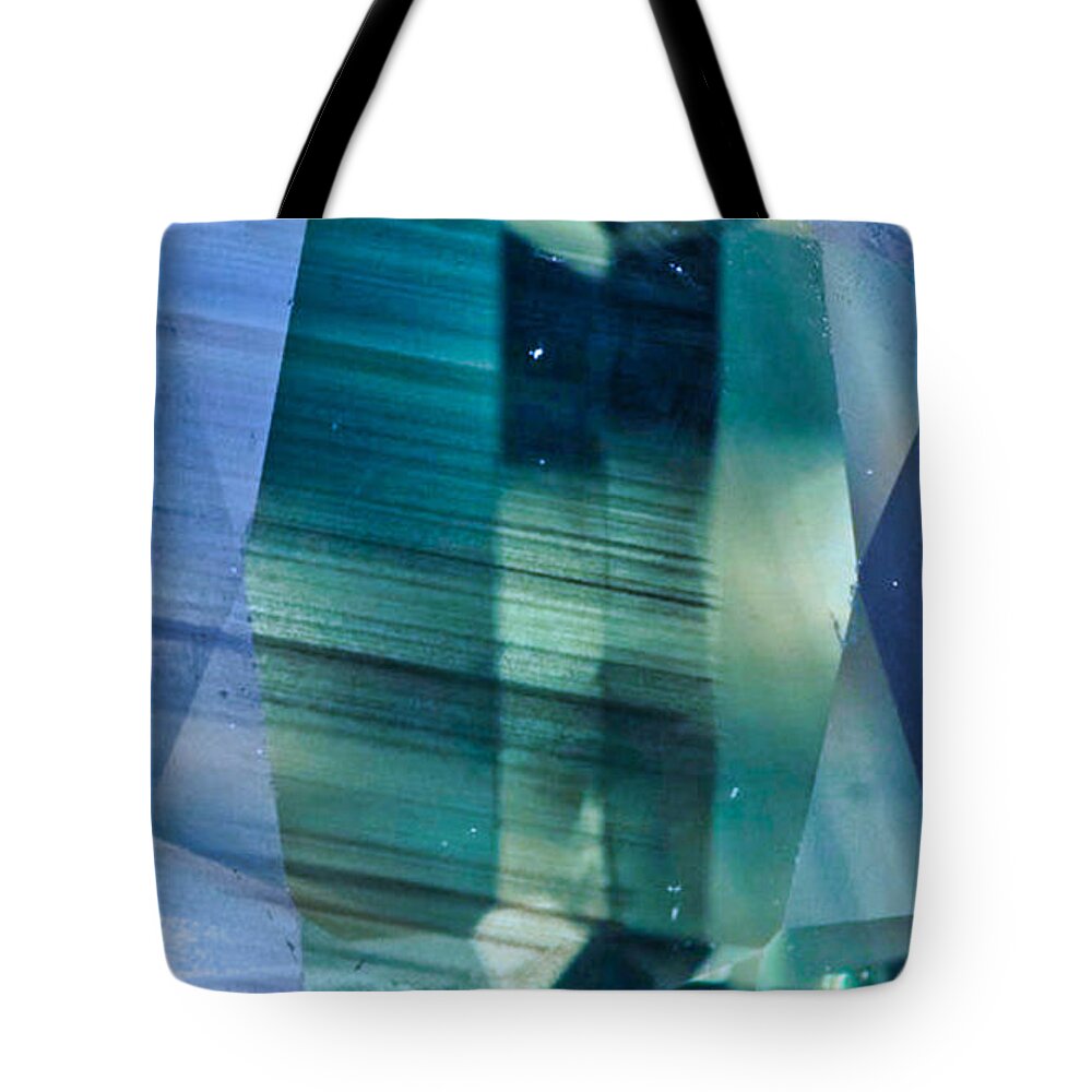 Gem Tote Bag featuring the photograph Gemstone Green and Blue by Russ Considine