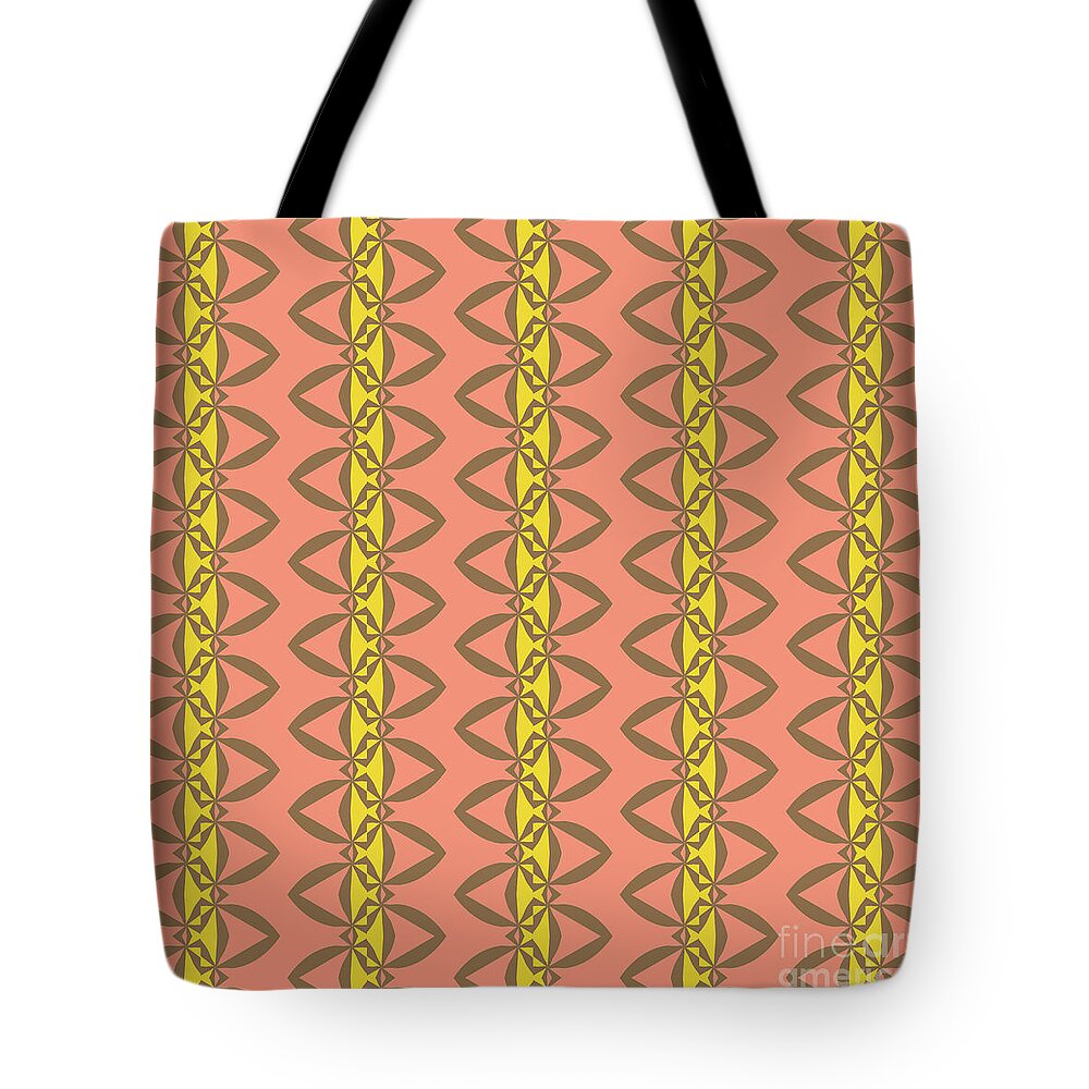 Patterns Tote Bag featuring the digital art Geometric Designer Pattern 2338 by Philip Preston