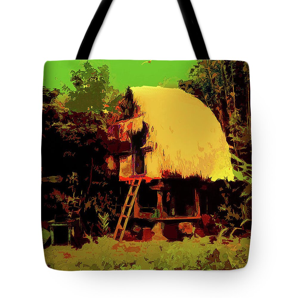 Jungle Tote Bag featuring the painting Getting Away From It All by CHAZ Daugherty