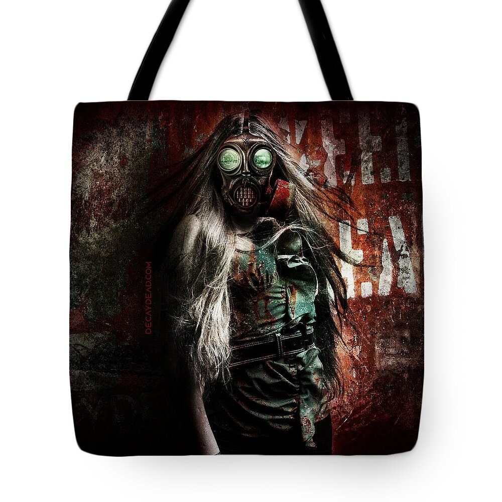 Argus Dorian Tote Bag featuring the digital art Ghost People by Argus Dorian