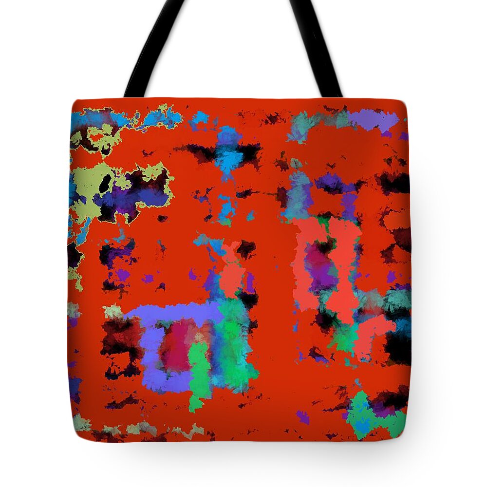 Ghosts In The Wall Tote Bag featuring the digital art Ghosts in the Wall by Ruth Harrigan