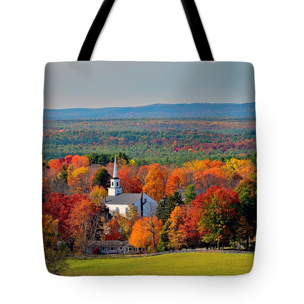 Gibbet Hill Tote Bag featuring the photograph Gibbet Hill by Monika Salvan