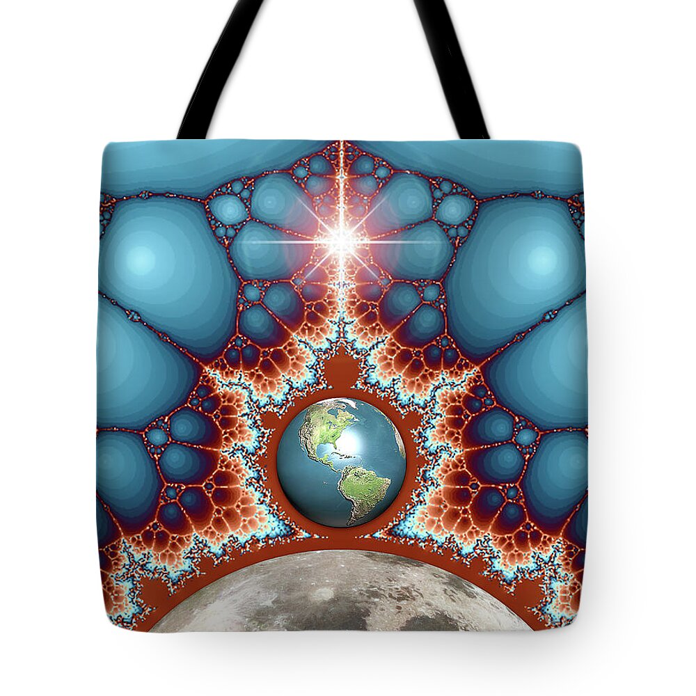 Inspire Tote Bag featuring the digital art Gift From God by Phil Perkins